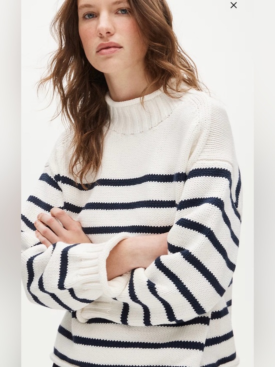 J. Crew Sweaters - J CREW M 2025 Rollneck™ sweater in stripe CN857